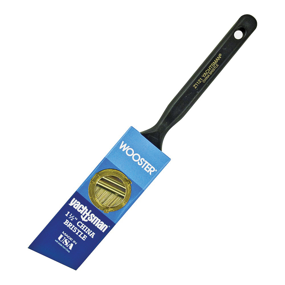 WOOSTER Z1121-1-1/2 Paint Brush, 1-1/2 in W, 2-3/16 in L Bristle, China Bristle, Sash Handle