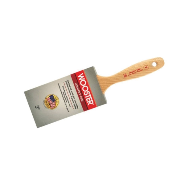 WOOSTER 4176-3 Paint Brush, 3 in W, 3-3/16 in L Bristle, Nylon/Polyester Bristle, Varnish Handle