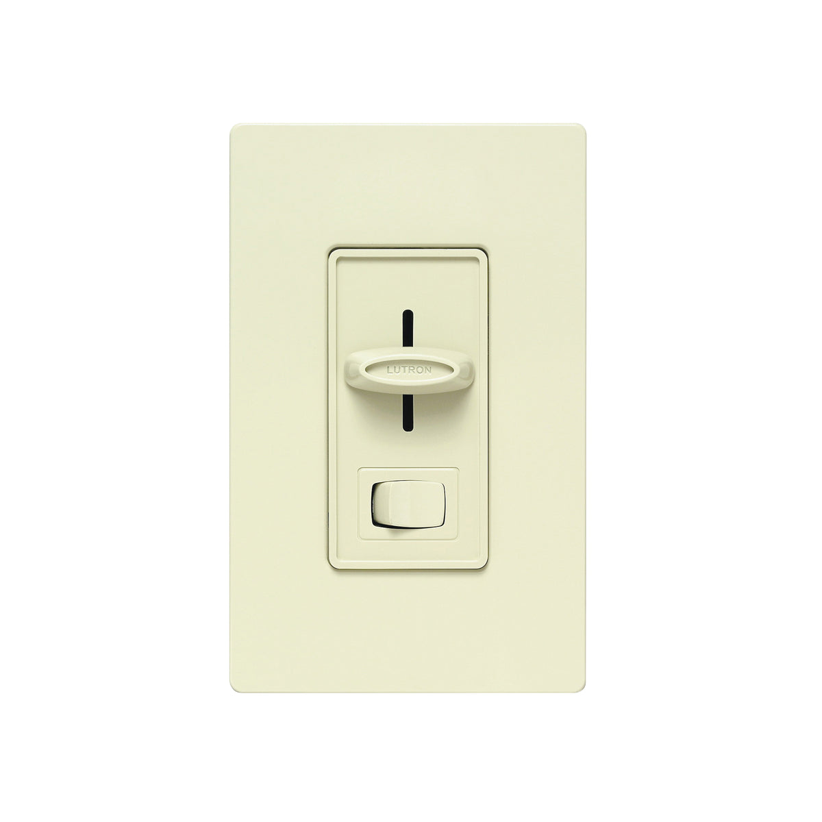 Lutron Skylark S-603PH-IV Dimmer, 5 A, 120 V, 600 W, Halogen, Incandescent Lamp, 3-Way, Ivory