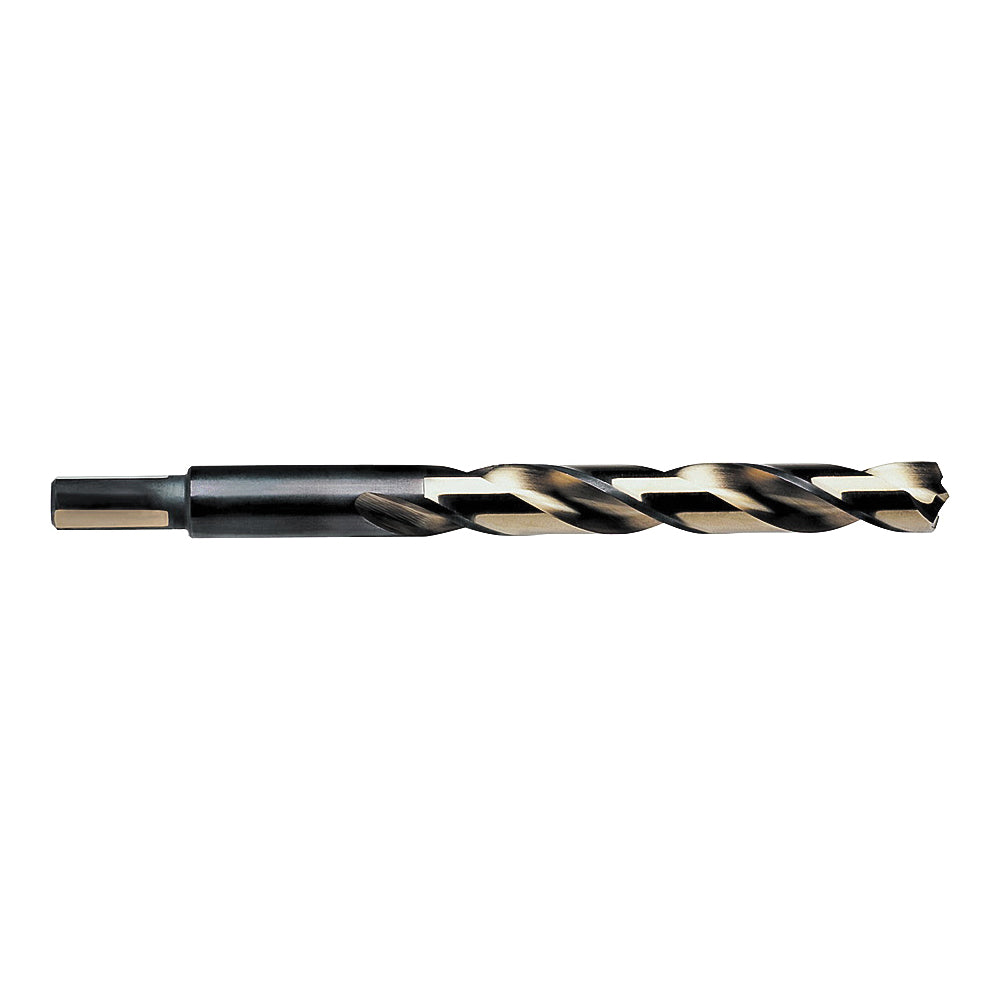 IRWIN 73630ZR Jobber Drill Bit, 15/32 in Dia, 5-3/4 in OAL, Spiral Flute, 15/32 in Dia Shank, Reduced Shank