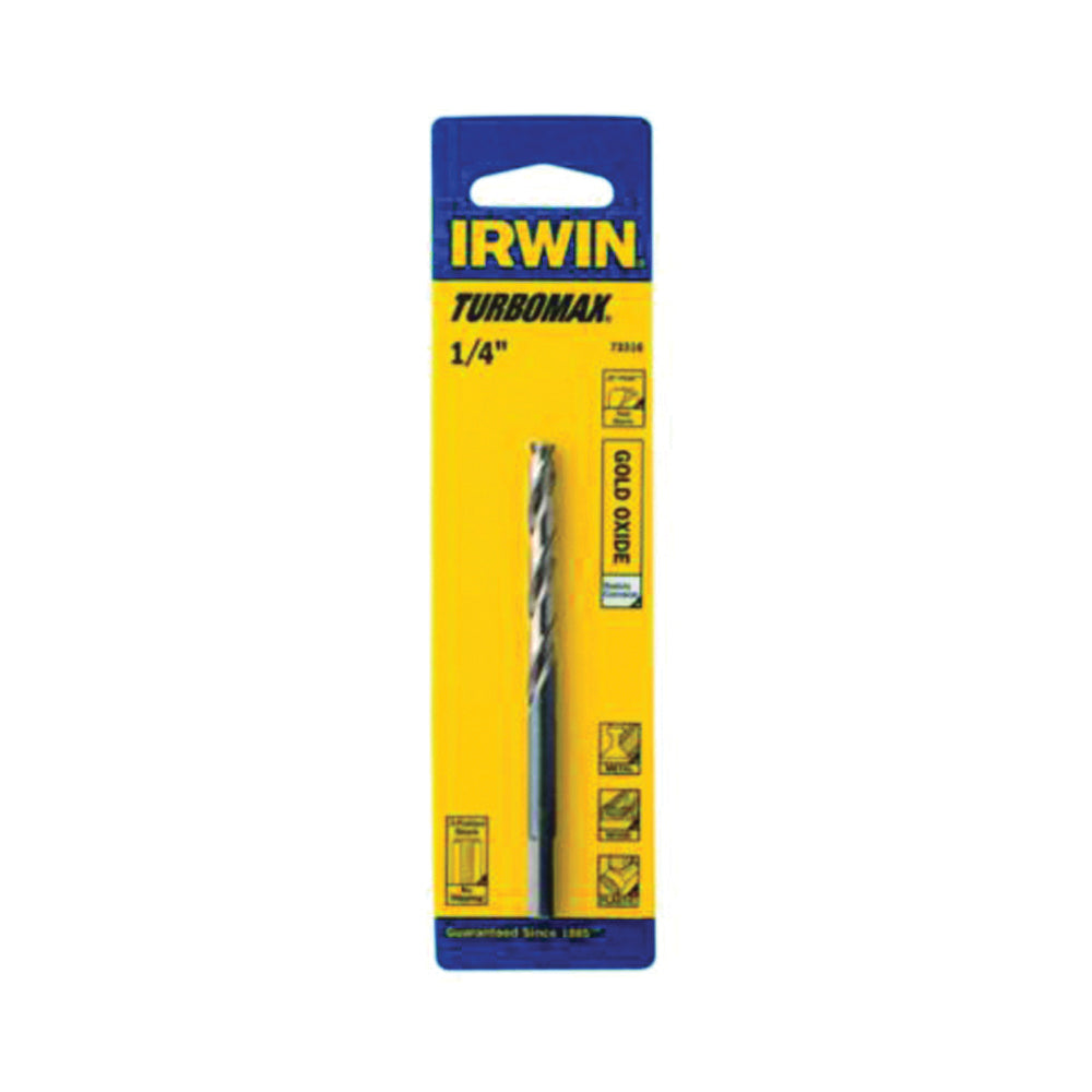 IRWIN 73306 Jobber Drill Bit, 3/32 in Dia, 2-1/4 in OAL, Spiral Flute, 3/32 in Dia Shank, 3-Flat Shank