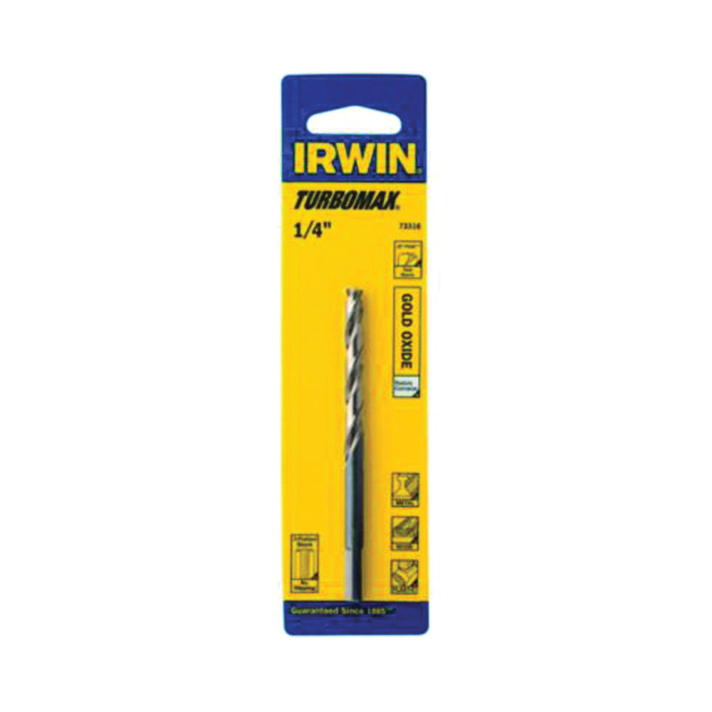 IRWIN 73310 Jobber Drill Bit, 5/32 in Dia, 3-1/8 in OAL, Spiral Flute, 5/32 in Dia Shank, 3-Flat Shank