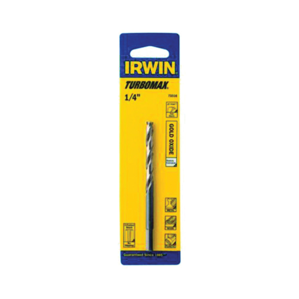 IRWIN 73311 Jobber Drill Bit, 11/64 in Dia, 3-1/4 in OAL, Spiral Flute, 11/64 in Dia Shank, 3-Flat Shank