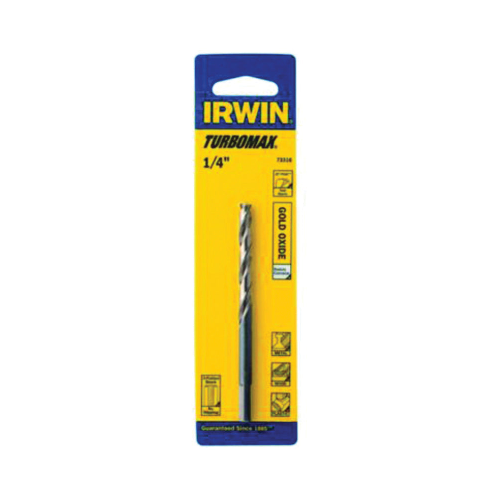 IRWIN 73314 Jobber Drill Bit, 7/32 in Dia, 3-3/4 in OAL, Spiral Flute, 7/32 in Dia Shank, 3-Flat Shank