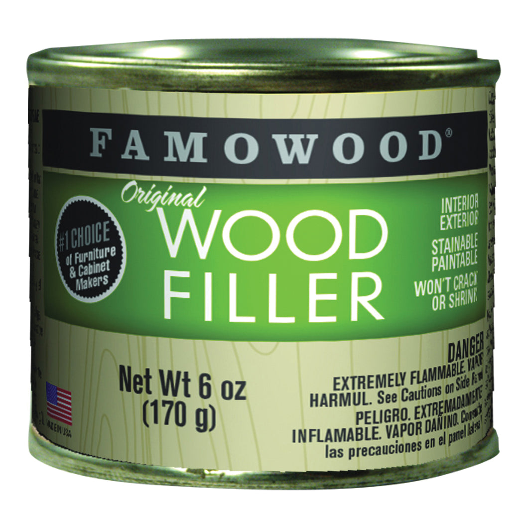 ECLECTIC 36041106 Wood Filler, Liquid, Paste, Birch, 6 oz Can