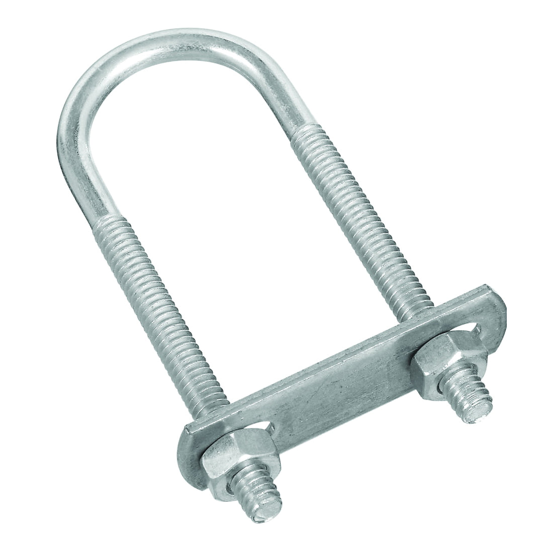 National Hardware N222-109 U-Bolt, 1/4-20 Thread, 1-3/4 in L Thread, Steel, Zinc