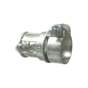 Halex 91531 EMT-to-Flex Coupling, 1/2 x 1/2 in, Zinc-Plated