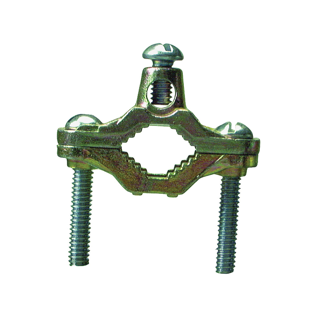 Halex 36010 Ground Clamp, 10 to 2 AWG Wire, Bronze