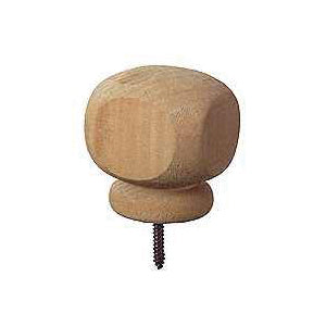 UFP 106093 Post Top, 4 in H, Contemporary, Pine, White