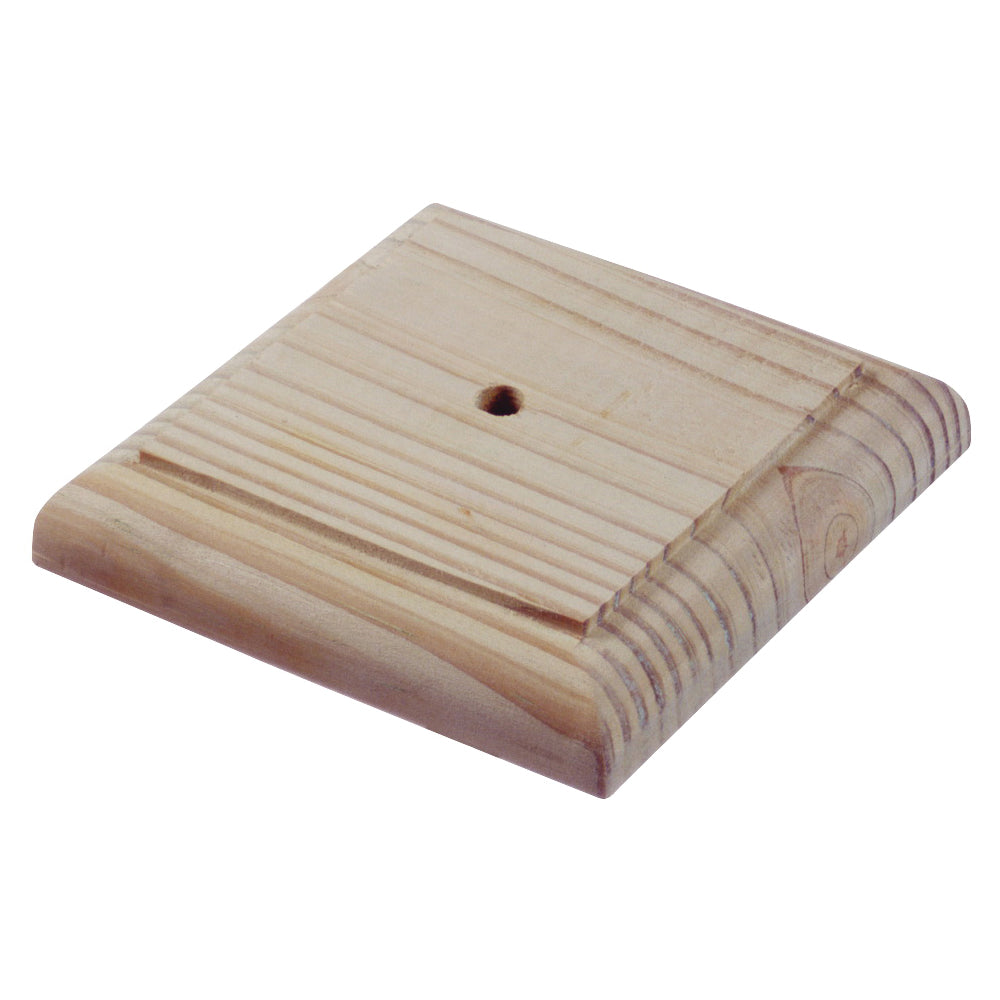 UFP 106096 Post Cap, 4 in L, 4 in W, Pine Wood