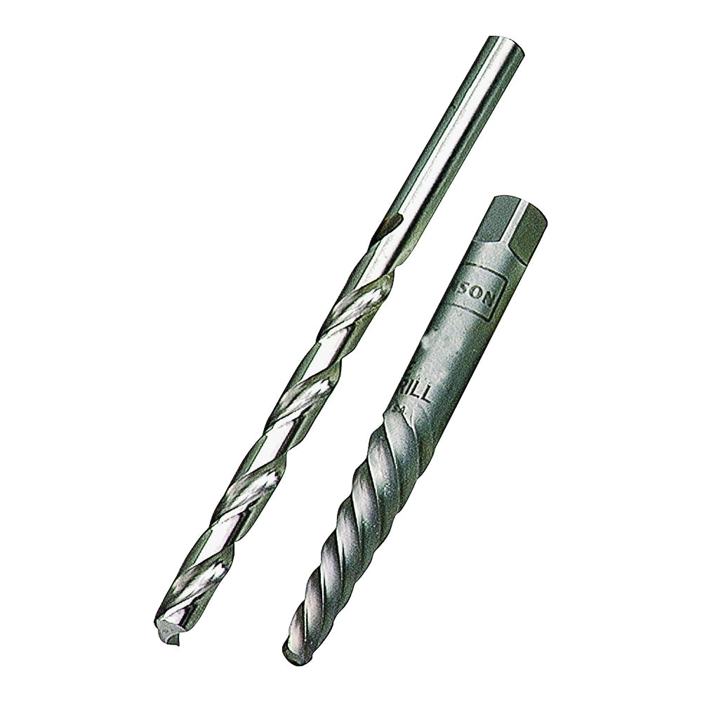 IRWIN 53703 Extractor and Drill Bit Set, Spiral Flute, HSS