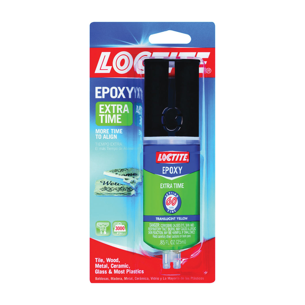 Loctite 1405603 Epoxy, Liquid, Translucent Amber, 0.85 fl-oz Carded Syringe