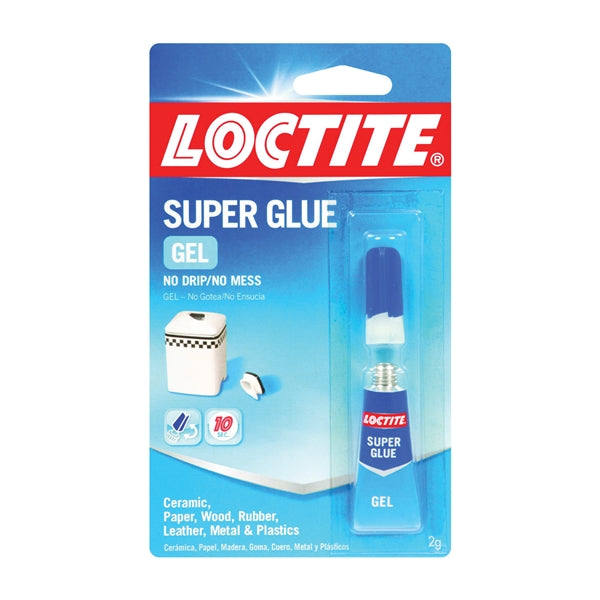 Loctite 235495 Super Glue, Gel, Irritating, Clear, 2 g Tube