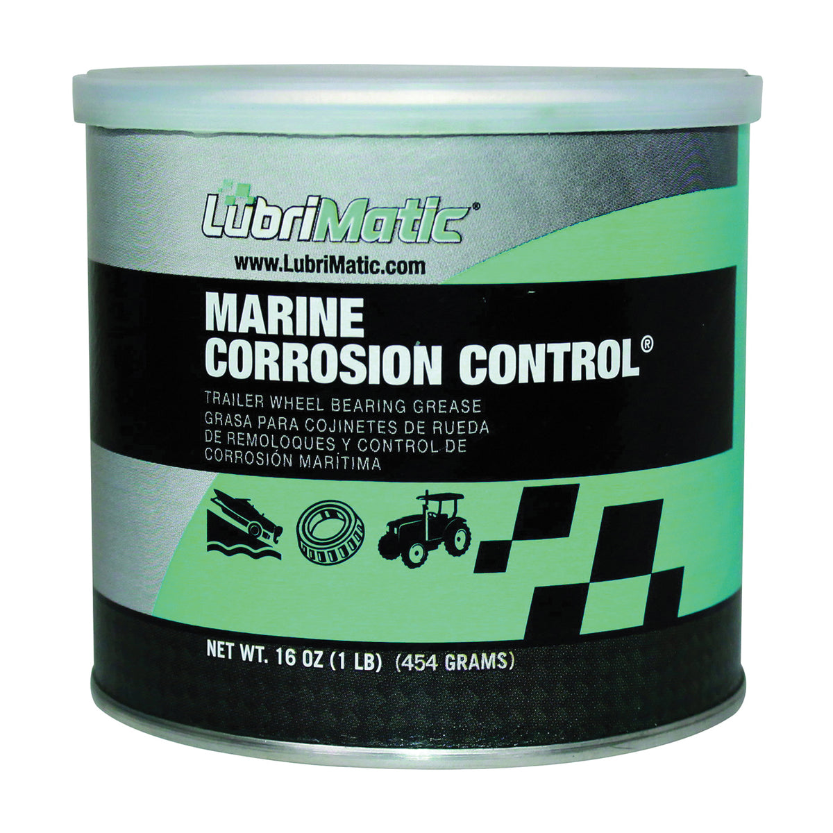 Lubrimatic 11404 Trailer Wheelbearing Grease, 2, 16 oz Can, Green