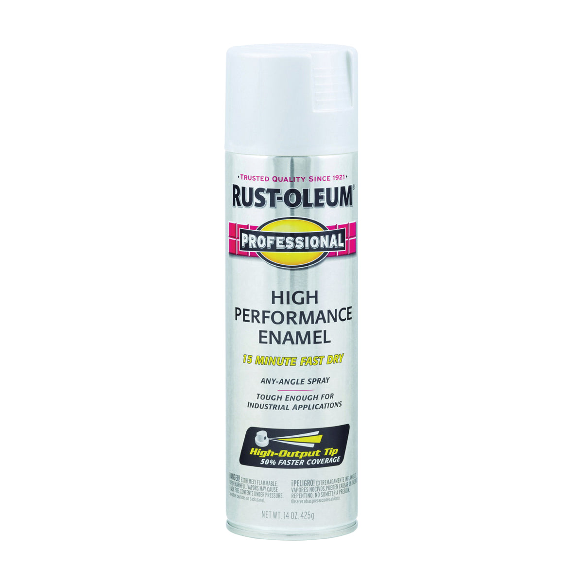 RUST-OLEUM 7515838 High Performance Enamel Spray Paint, Gloss, Aluminum, 14 oz, Aerosol Can