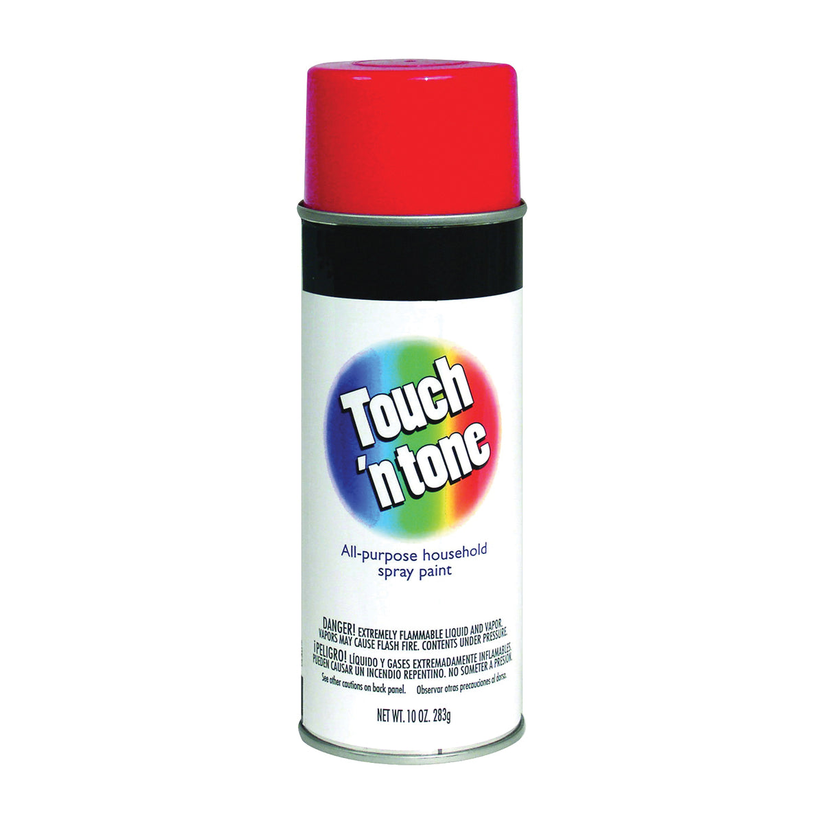 TOUCH 'N TONE 55270830 Spray Paint, Gloss, Cherry Red, 10 oz, Aerosol Can