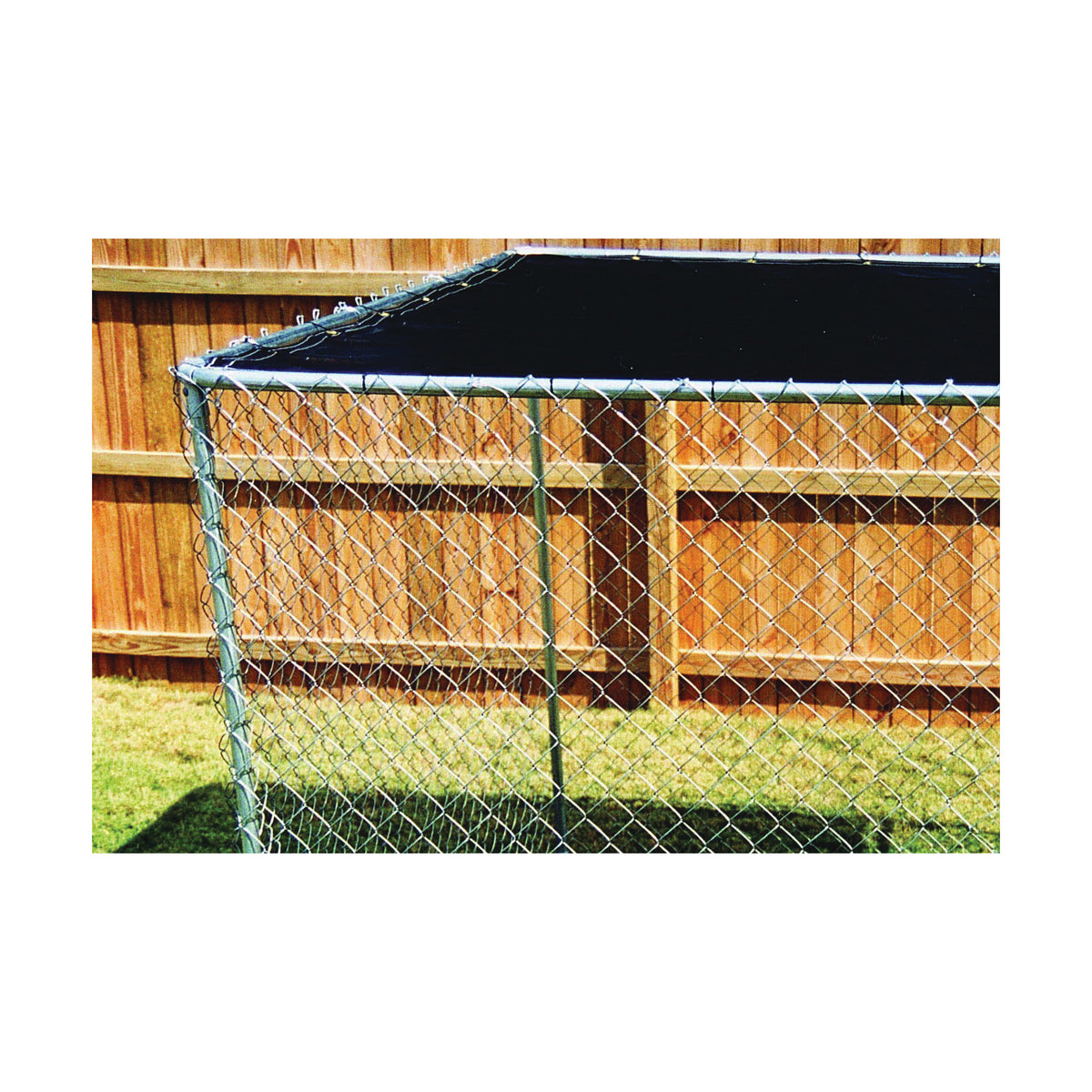 Stephens Pipe &amp; Steel DKTB11010 Kennel Top with Grommet, Sunblock, Polypropylene