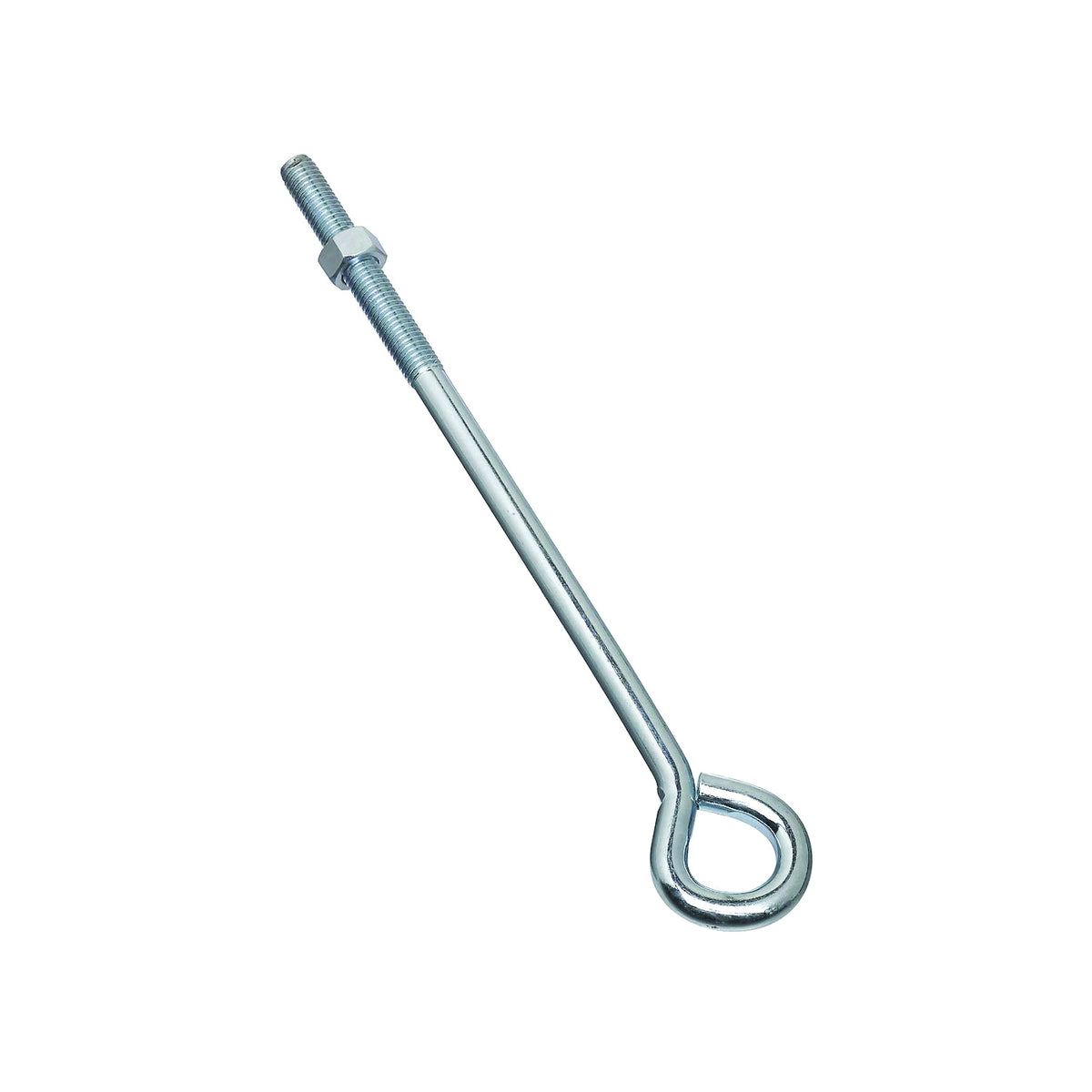 National Hardware N221-341 Eye Bolt, 1/2-13 Thread, 3-3/4 in L Thread, 1 in ID Dia Eye, 10.14 in L Shank, Steel, Zinc