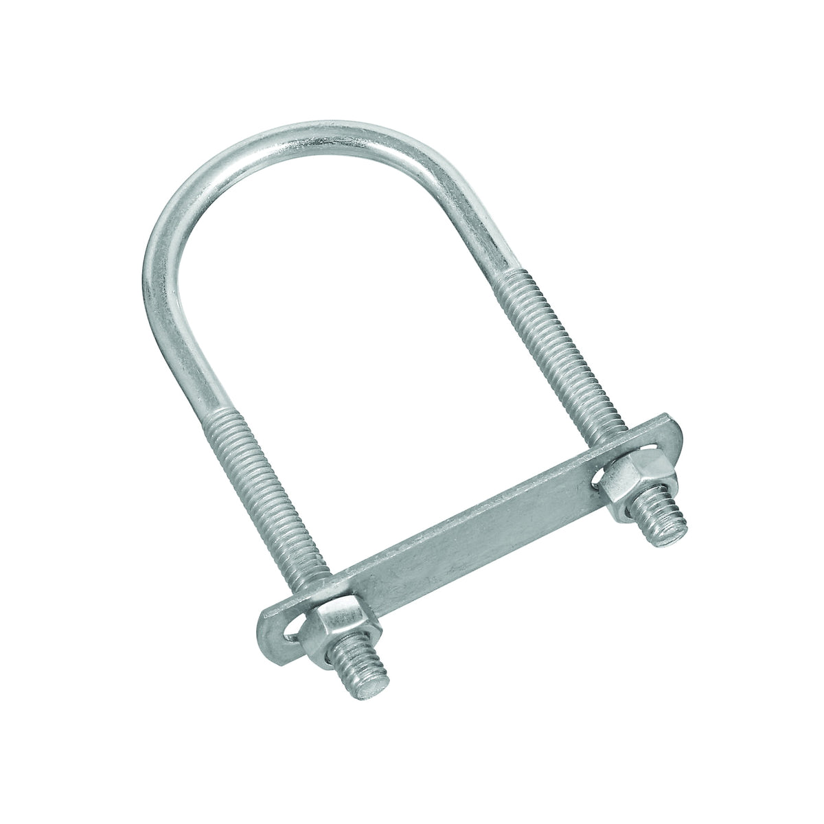 National Hardware N222-174 U-Bolt, 5/16-18 Thread, 2-1/2 in L Thread, Steel, Zinc