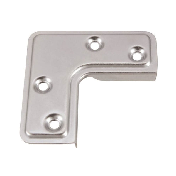 Stanley Hardware 742400 Corner Brace, 2-1/2 in L, 1 in W, Steel, Zinc