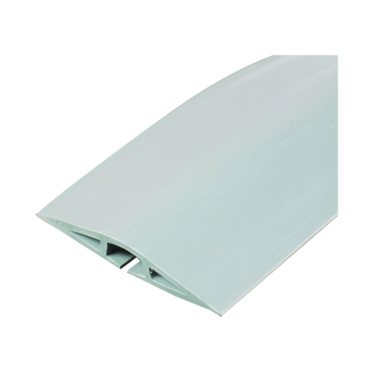 Wiremold CDG-5 Cord Protector, 5 ft L, 2-1/2 in W, Rubber, Gray