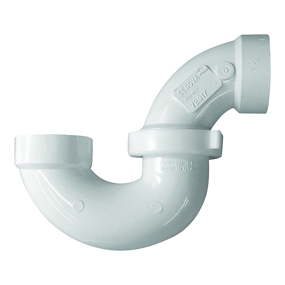 GENOVA 700 Series 78315 P-Trap, 1-1/2 in, PVC, SCH 40 Schedule