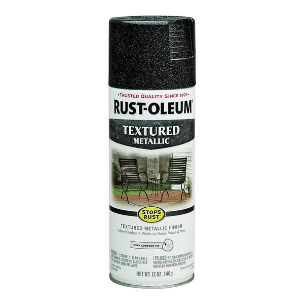 RUST-OLEUM STOPS RUST 252303 Textured Spray Galaxy, Solvent-Like, Galaxy, 12 oz, Aerosol Can