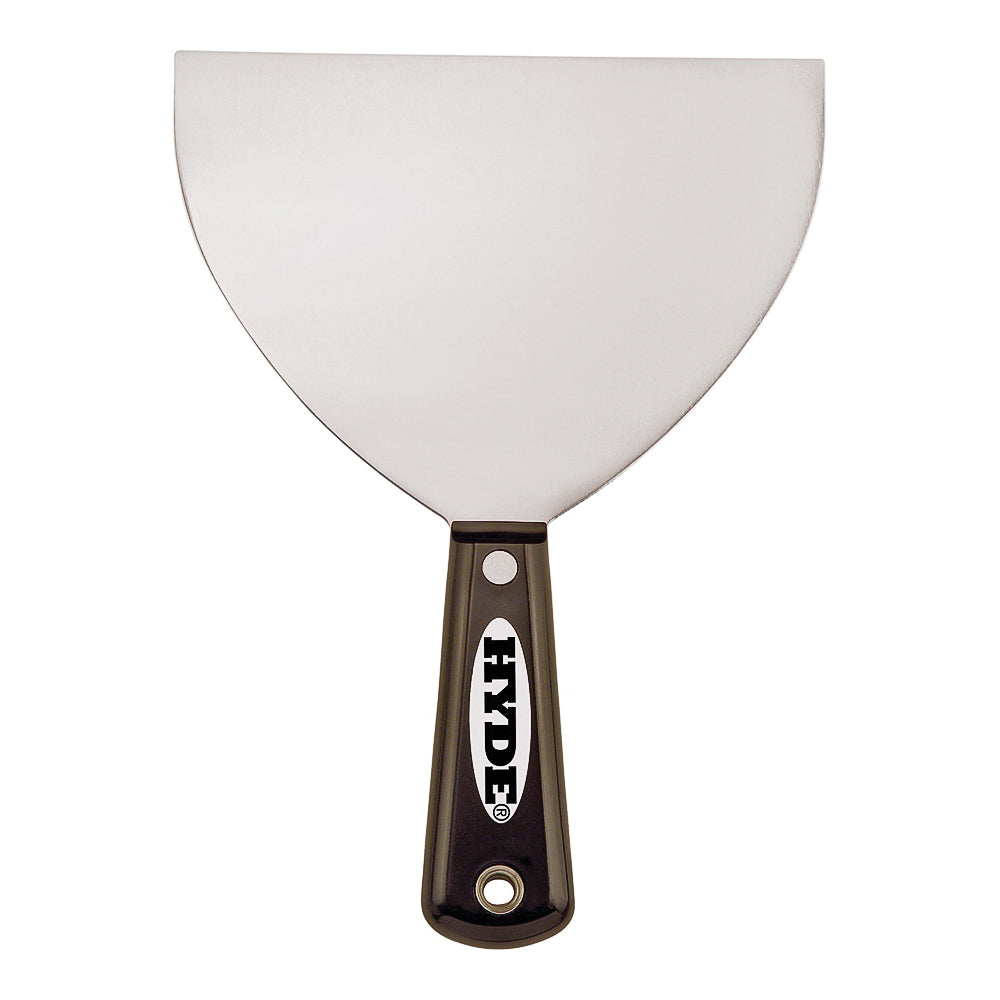 HYDE 02850 Joint Knife, 6 in W Blade, 3-3/4 in L Blade, HCS Blade, Single-Edge Blade, Tapered Handle, Nylon Handle