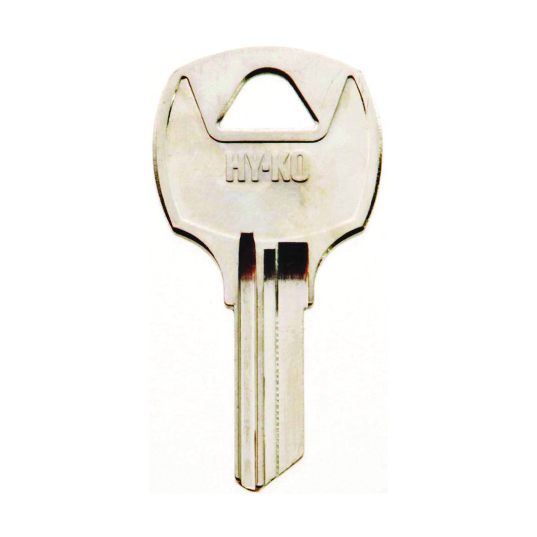 HY-KO 11010RO7 Key Blank, Brass, Nickel, For: National Cabinet Locks