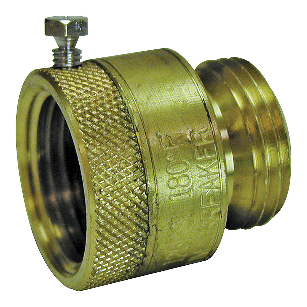 B &amp; K ProLine Series 108-904 Back Flow Preventer Vacuum Breaker, 3/4 in Connection, Female x Male, Brass