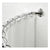 Zenna Home 35603SS06/35601SS Shower Rod, 60 to 72 in L Adjustable, 1 in Dia Rod, Aluminum, Chrome