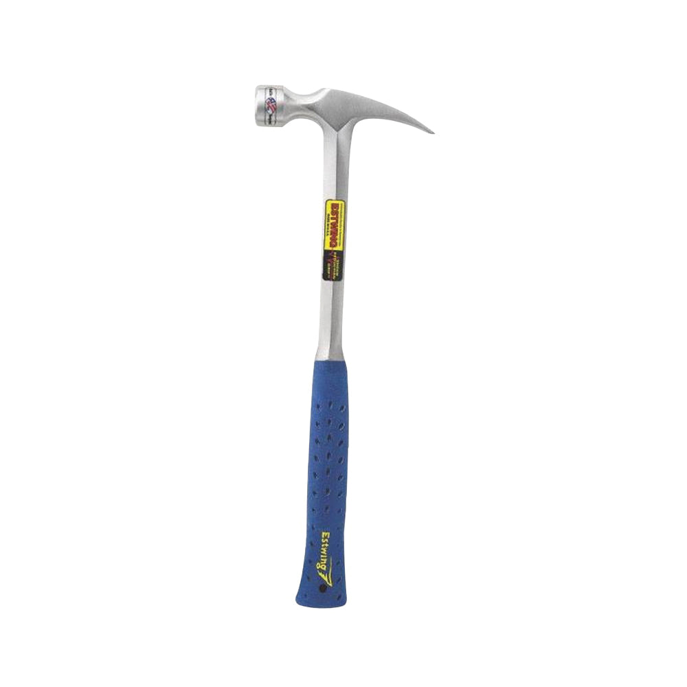 Estwing E3-28SM Hammer, 28 oz Head, Framing, Rip Claw, Milled Head, Steel Head, 16 in OAL