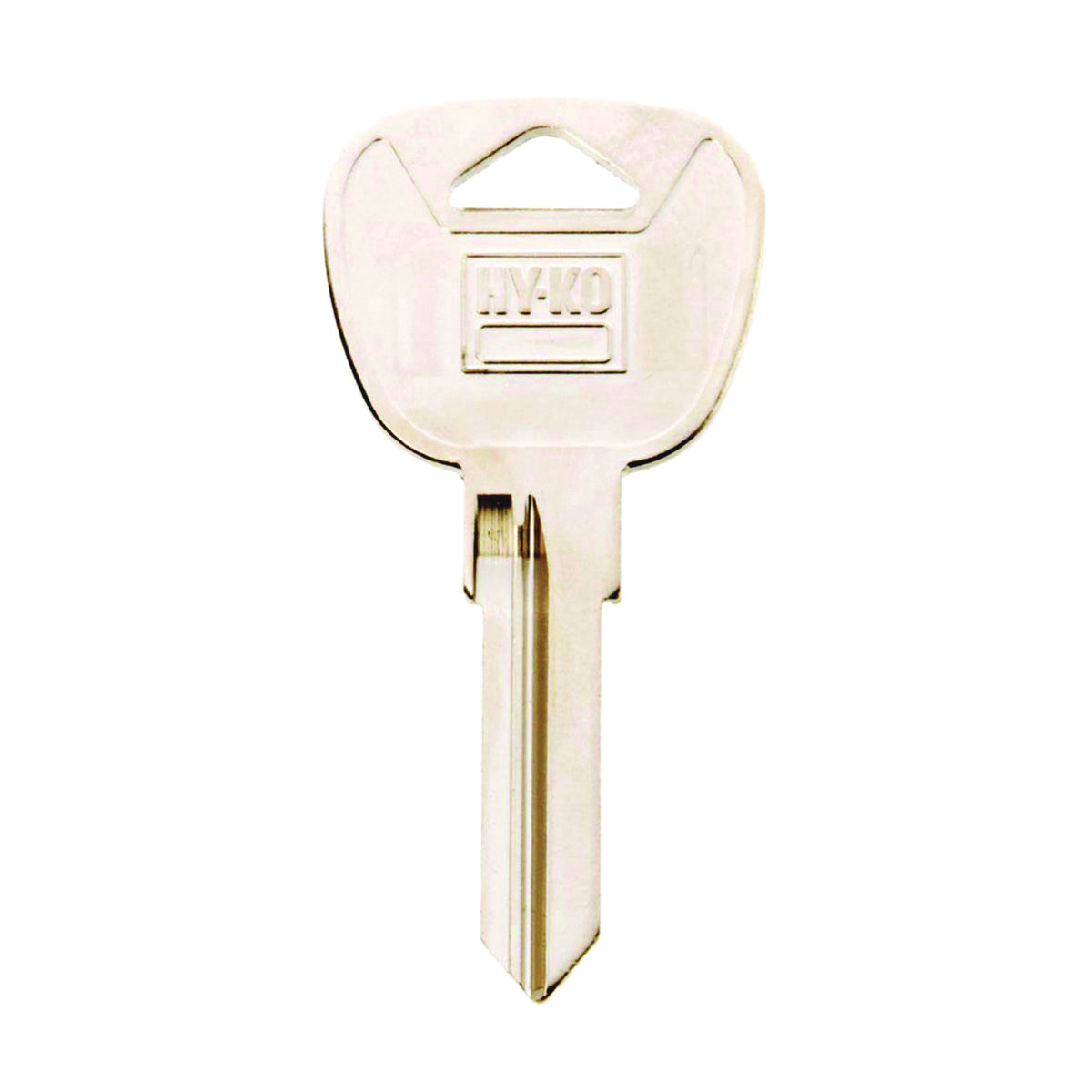 HY-KO 11010BMW3 Automotive Key Blank, Brass, Nickel, For: BMW Vehicle Locks