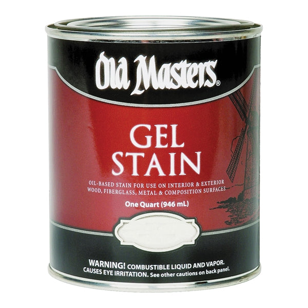 Old Masters 81004 Gel Stain, Pickling White, Liquid, 1 qt, Can