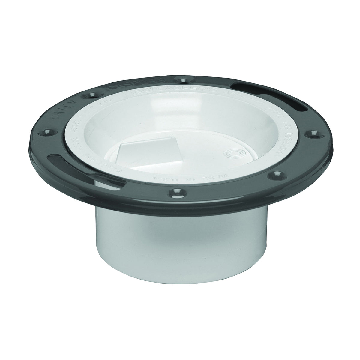 Oatey 43515 Floor Closet Flange, 3, 4 in Connection, PVC, For: 3 in, 4 in Pipes