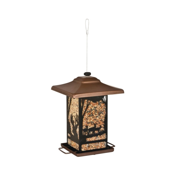 Perky-Pet 8504-2 Wild Bird Feeder, Wilderness Lantern, 2 lb, Metal