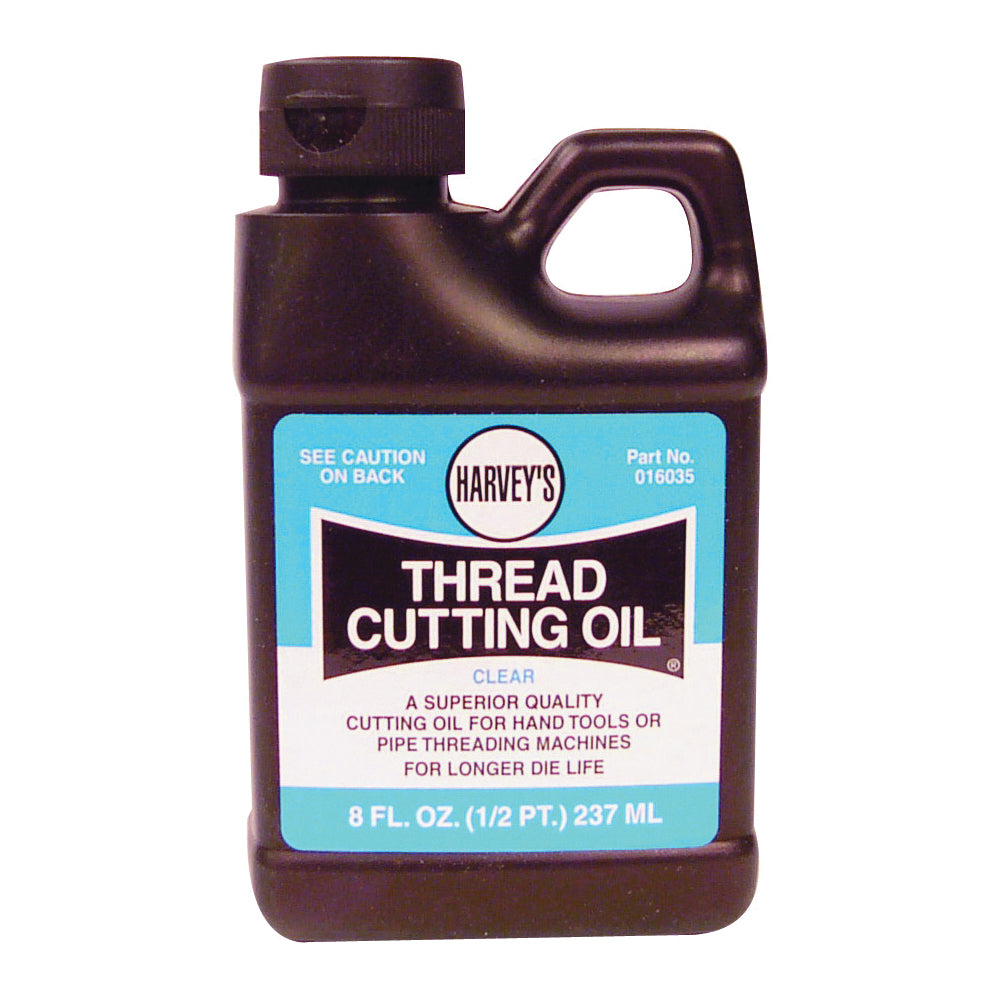 Harvey 016035 Thread Cutting Oil, 1/2 pt Bottle, Clear