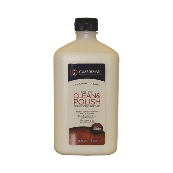 GUARDSMAN 461500 Furniture Polish, 16 oz Bottle, Beige, Liquid, Slight