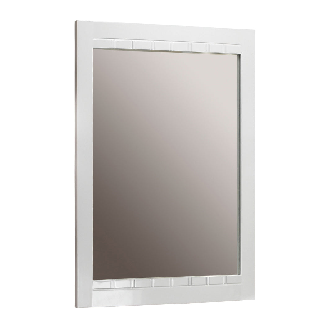 Foremost Bellani Series BLWM2434 Mirror, Rectangular, 24 in W, 34 in H, Wood Frame, Wall Mounting