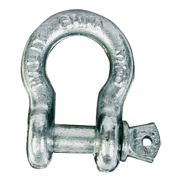 Koch 081253/MC647G Anchor Shackle, 1500 lb Working Load, Carbon Steel, Galvanized