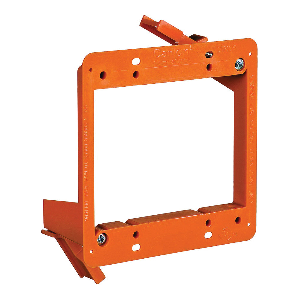 Carlon SC200RR Mounting Bracket, PVC, Orange, Wall Mounting