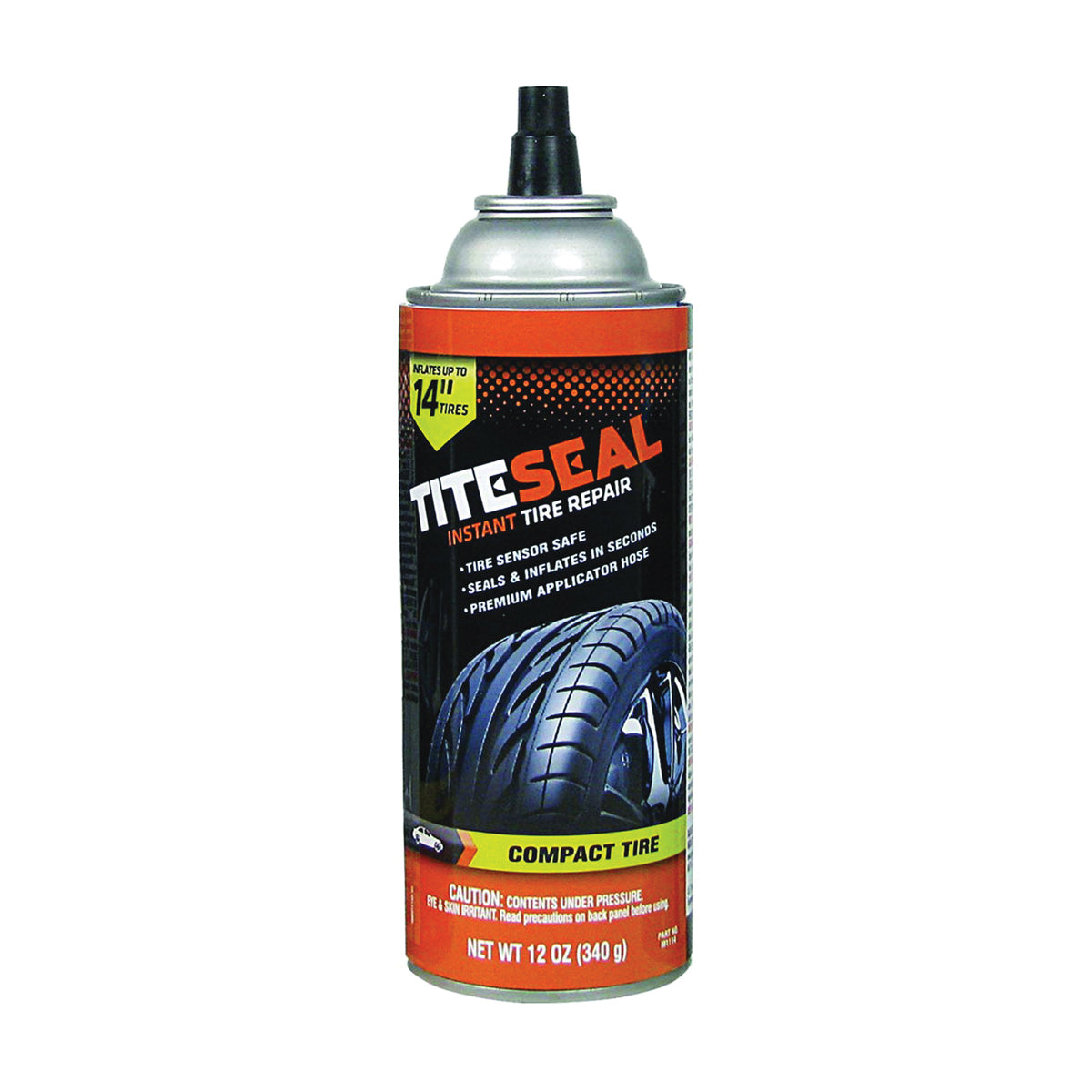 TITESEAL M1114/6 Instant Tire Repair Sealant, 12 oz Aerosol Can, Liquid, Ammonia