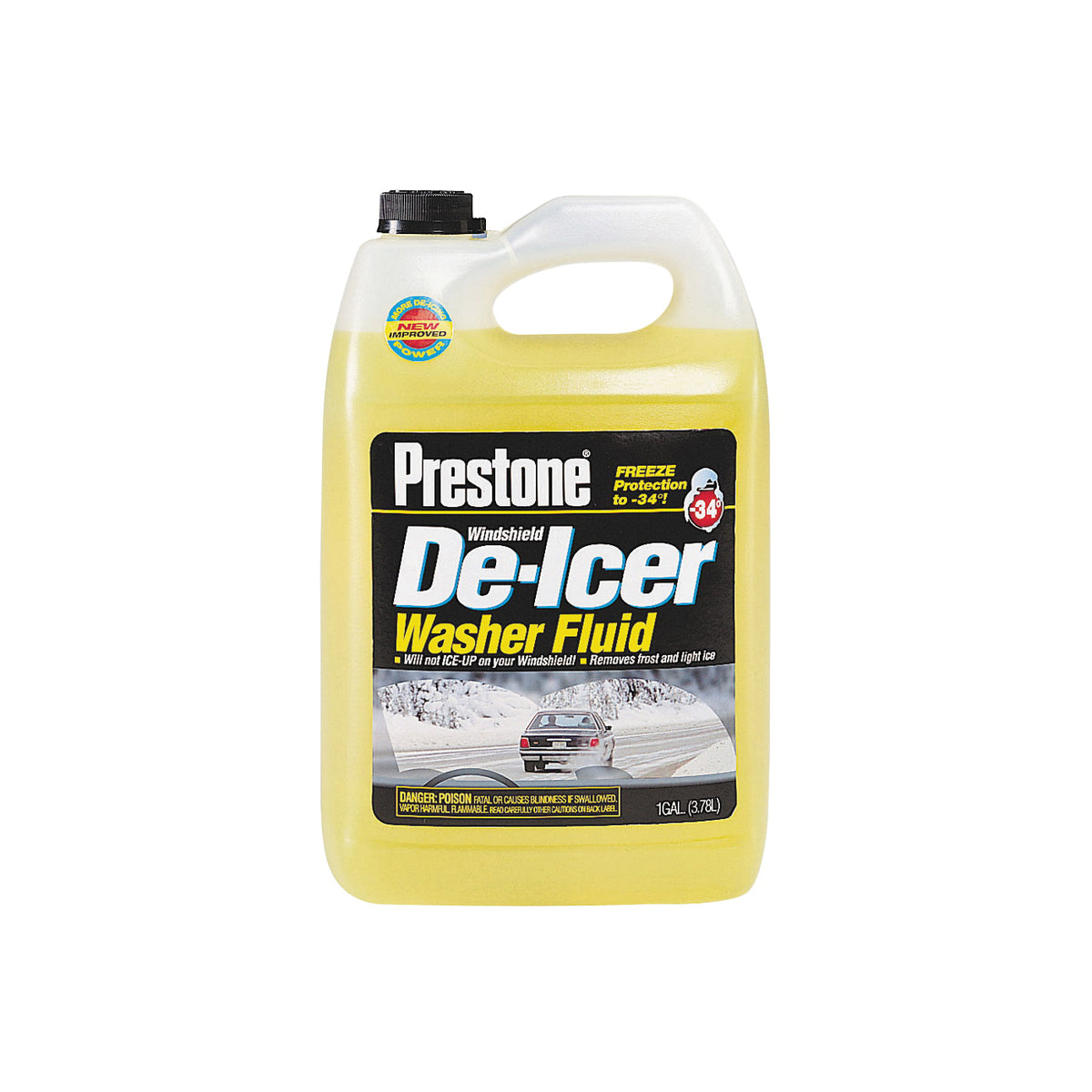 Prestone AS-250 Windshield Washer Fluid, 1 gal Bottle