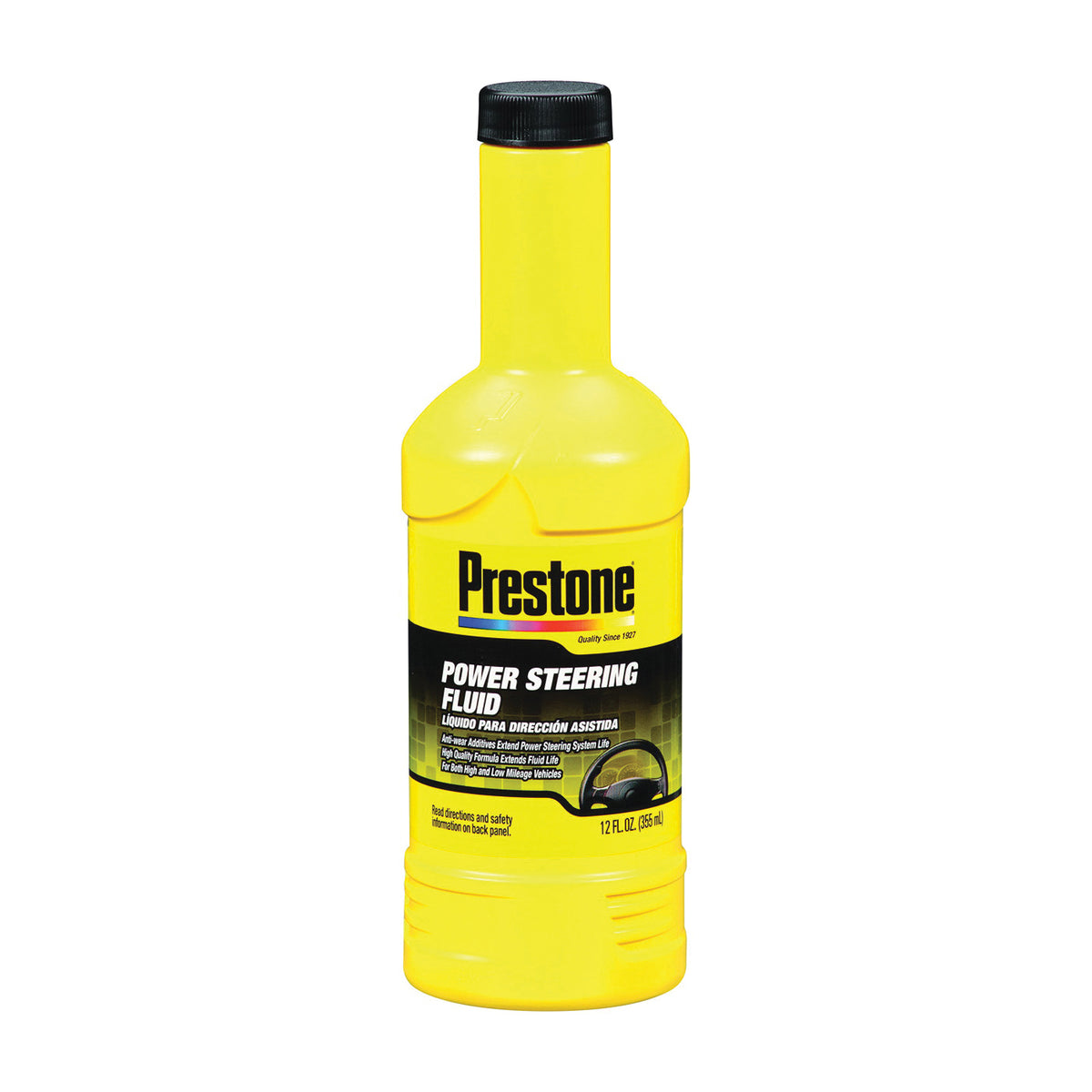 Prestone AS-260 Power Steering Fluid Clear Amber, 12 oz Bottle
