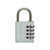 Master Lock 643DASTWD Padlock, 1/4 in Dia Shackle, 7/8 in H Shackle, Steel Shackle, Aluminum Body, Nickel