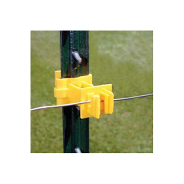 Zareba IT2XY-Z Snap-On Extender Insulator, Aluminum/Polywire/Steel, Polyethylene, Yellow