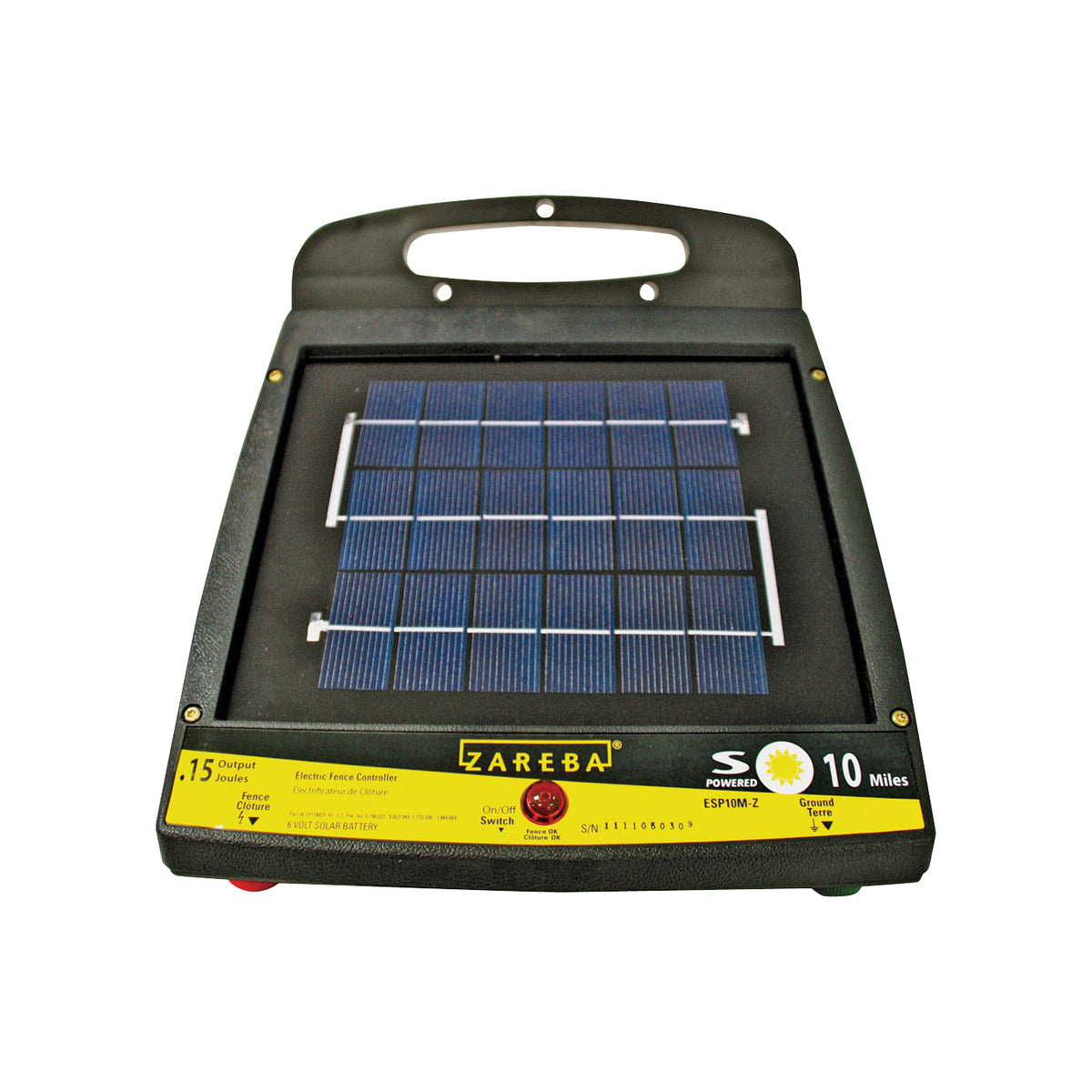 Zareba ESP10M-Z Fence Charger, 0.15 J Output Energy, 6 V Output
