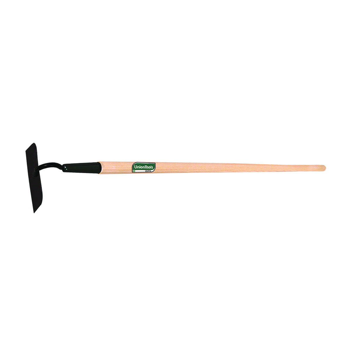 UnionTools 66108 Garden Hoe, 6-1/4 in W Blade, 4-3/4 in L Blade, Steel Blade, Welded Blade, Hardwood Handle