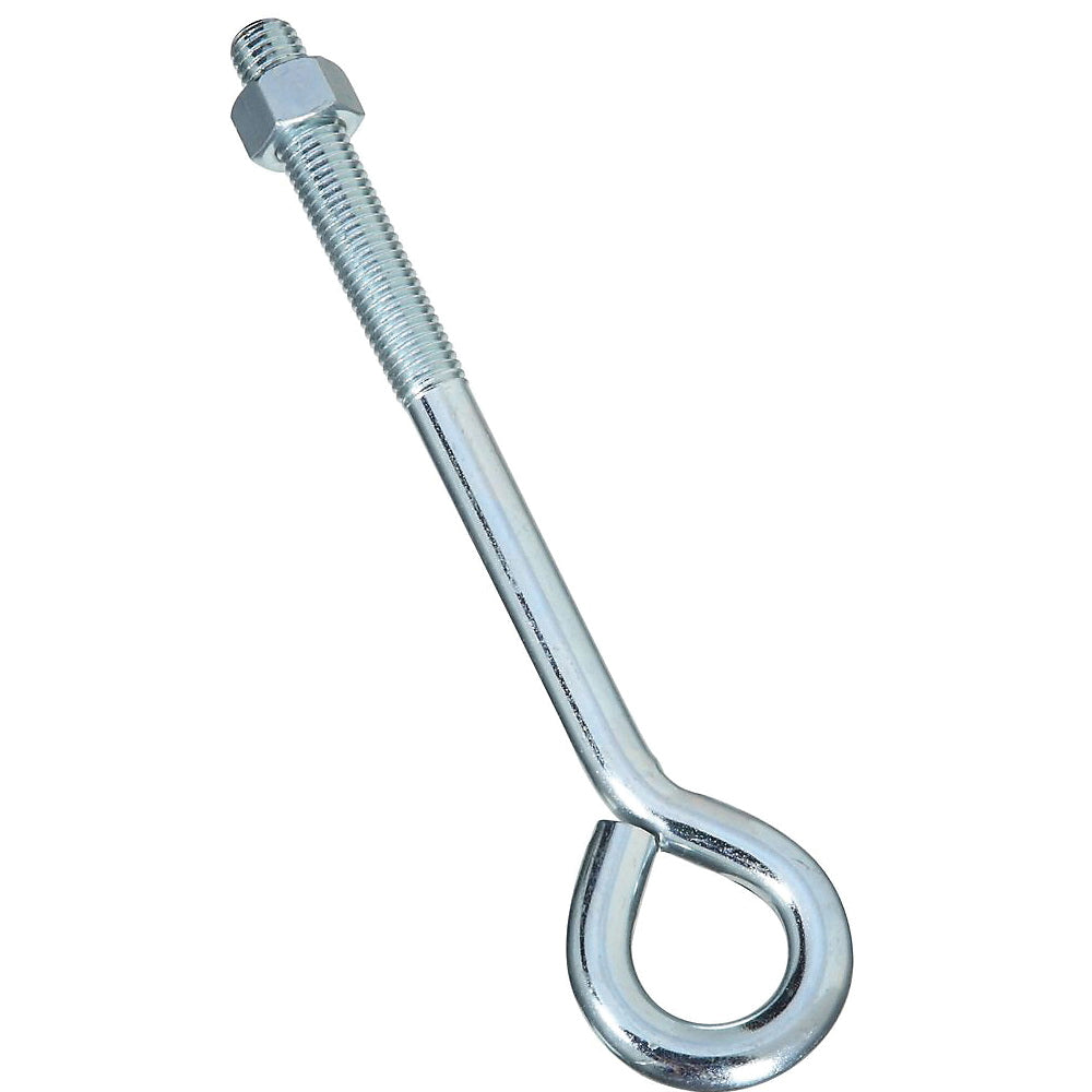 National Hardware N347-682 Eye Bolt, 5/8 in Thread, 3-3/4 in L Thread, 1-1/4 in ID Dia Eye, 560 lb Working Load, Steel