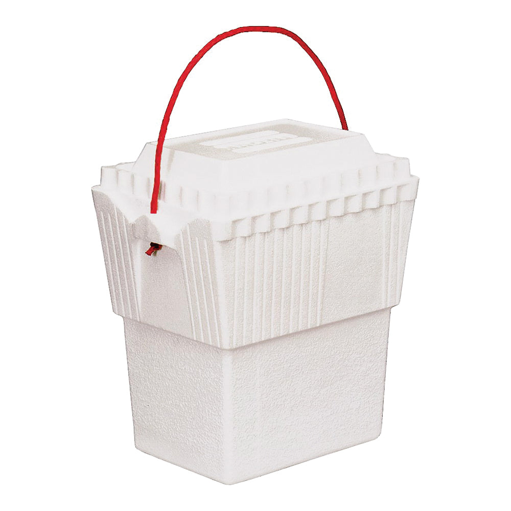 LIFOAM 3417 Ice Chest, 12 qt Cooler, Styrofoam, White